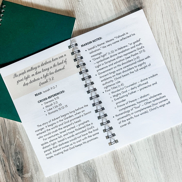 Advent 4-Week Guided Mini Bible Study (Book Only)