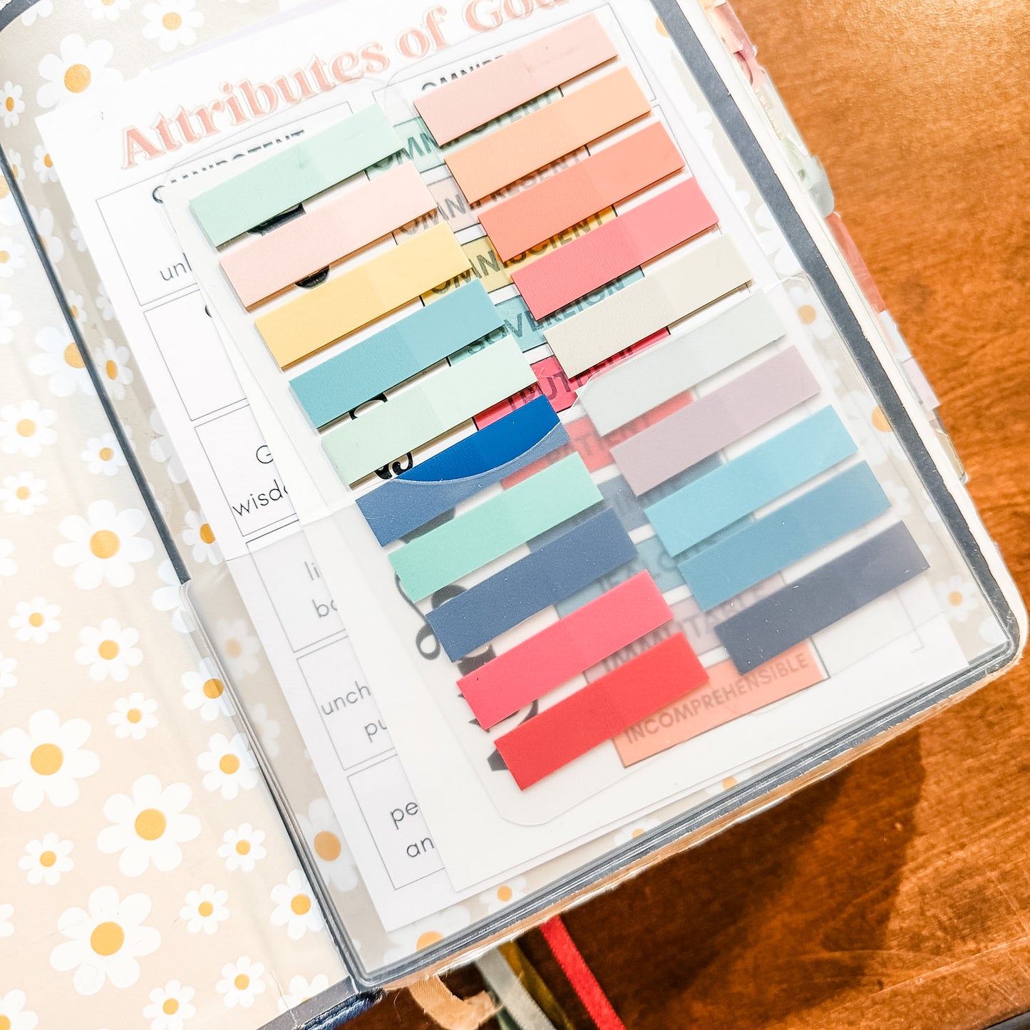 Adhesive Vinyl Pockets for Journals and Planners