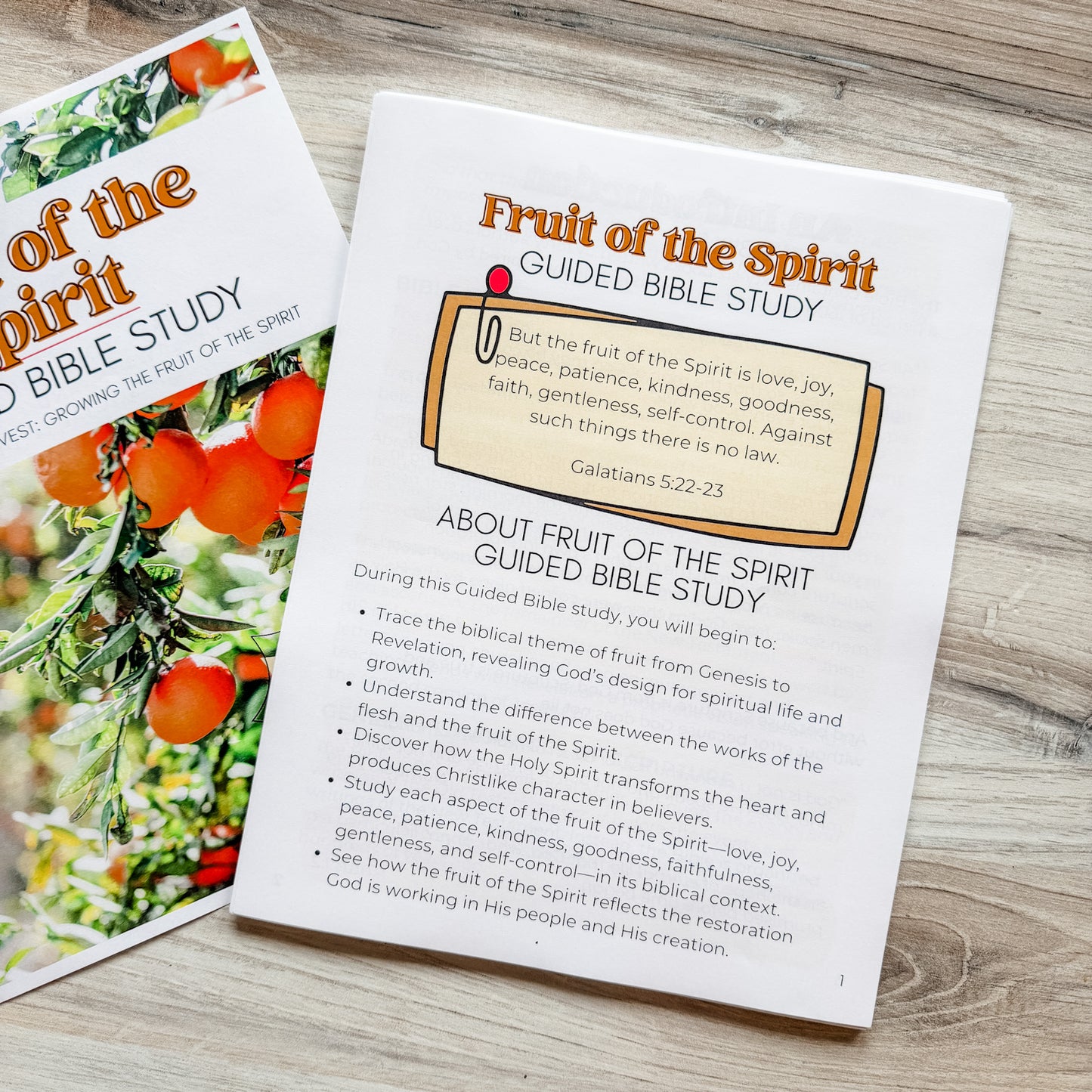 Fruit of the Spirit Guided Bible Study