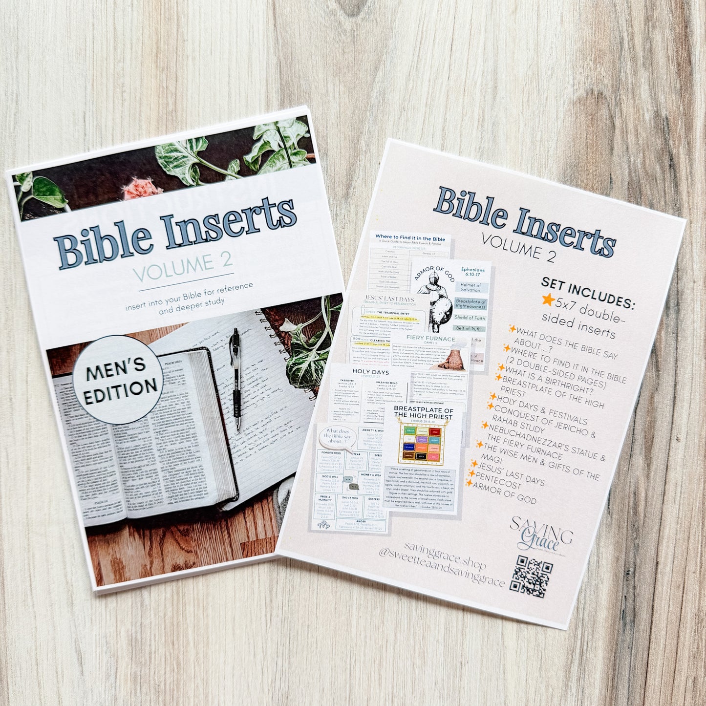 Men's Bible Inserts - Volume 2