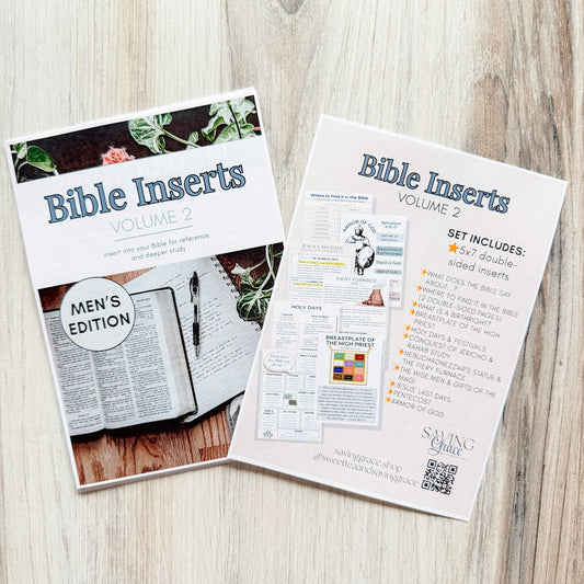 Men's Bible Inserts - Volume 2