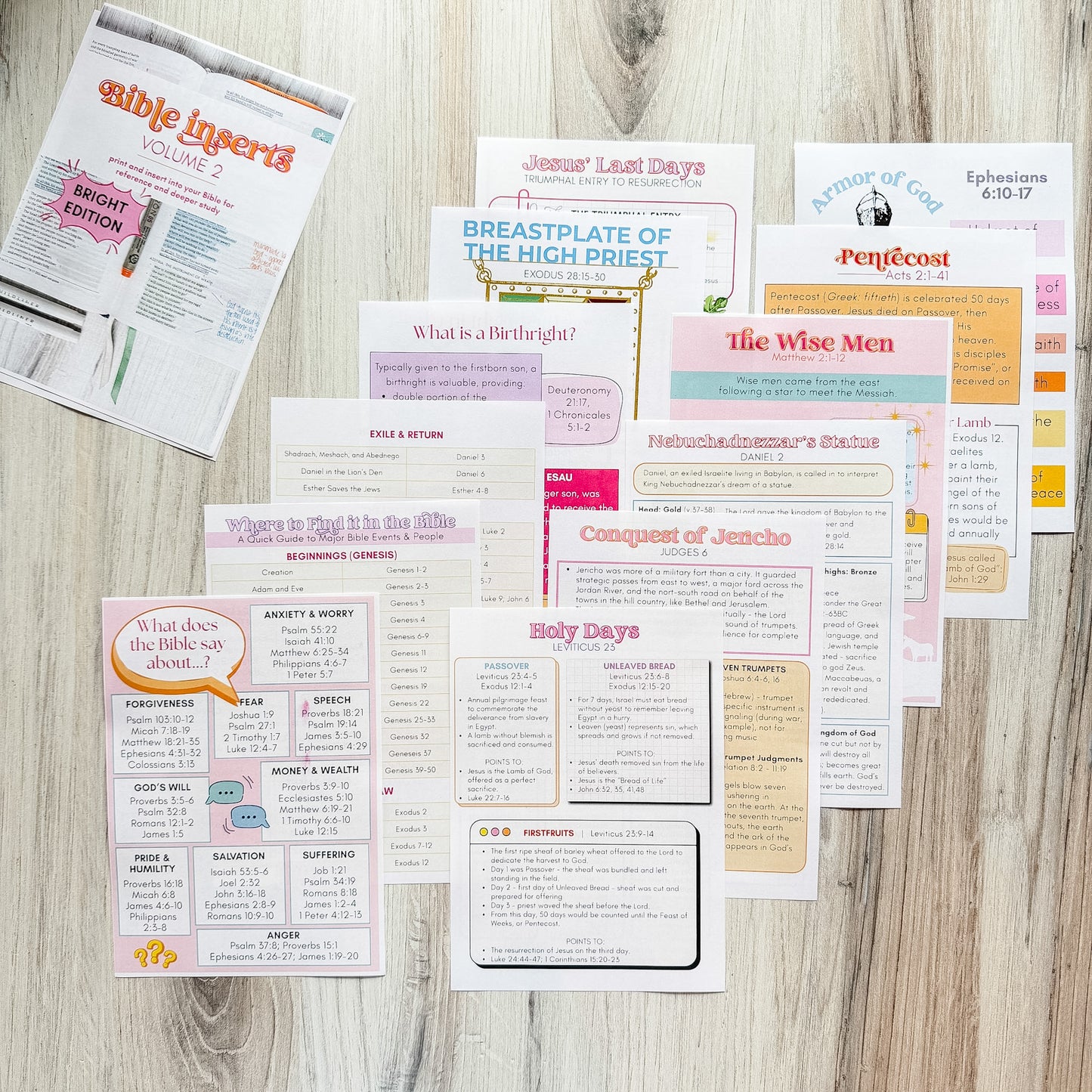 Bright Bible Inserts - Volume 2