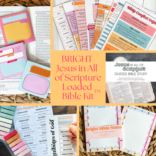 Bright Jesus in All of Scripture Loaded Bible Kit™️