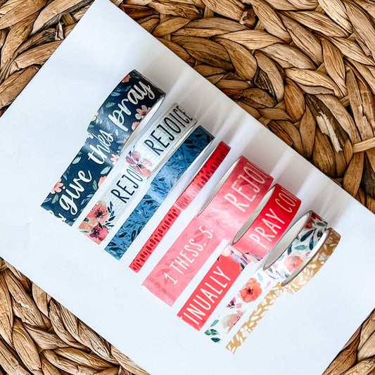 Rejoice Always Washi Tape Set