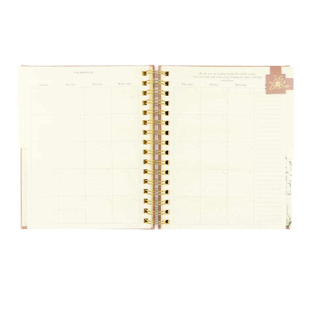 12-Month Undated Planner: Sonora Design, Spiral