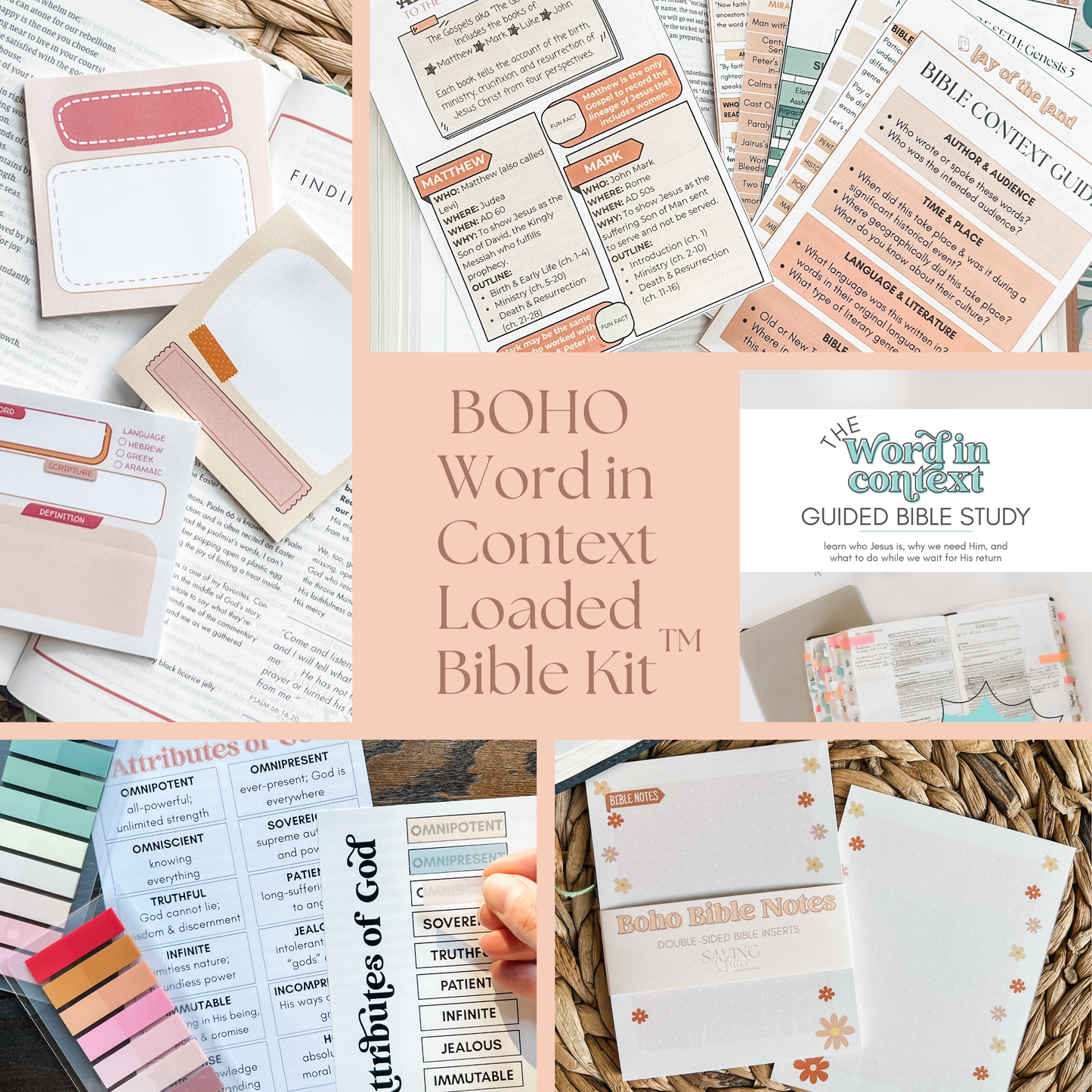 Boho Word in Context Loaded Bible Kit™️