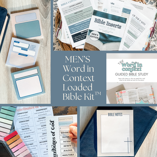 Men's Word in Context Loaded Bible Kit™️