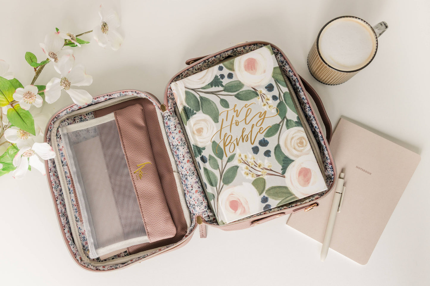 Lavender Crossbody Bible Bag