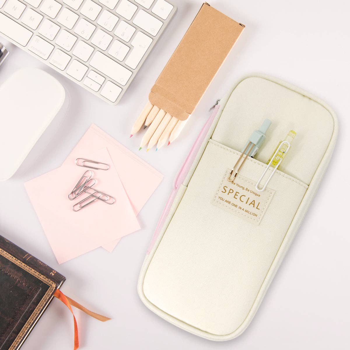 Large Capacity Pencil Case Expandable Pencil Pouch
