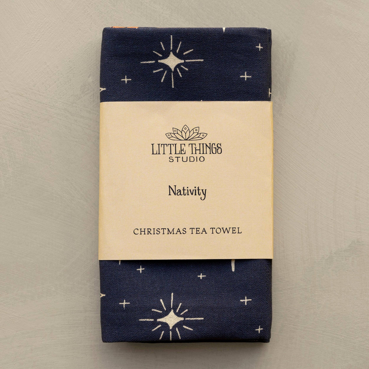 Nativity Christmas Tea Towel - Full Color