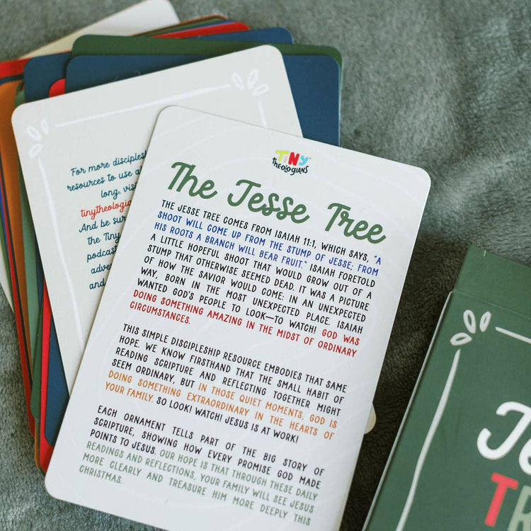 Jesse Tree Ornaments + Cards Set