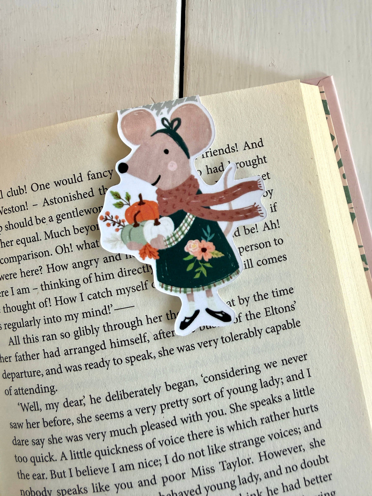 Woodland Mouse Magnetic Bookmark