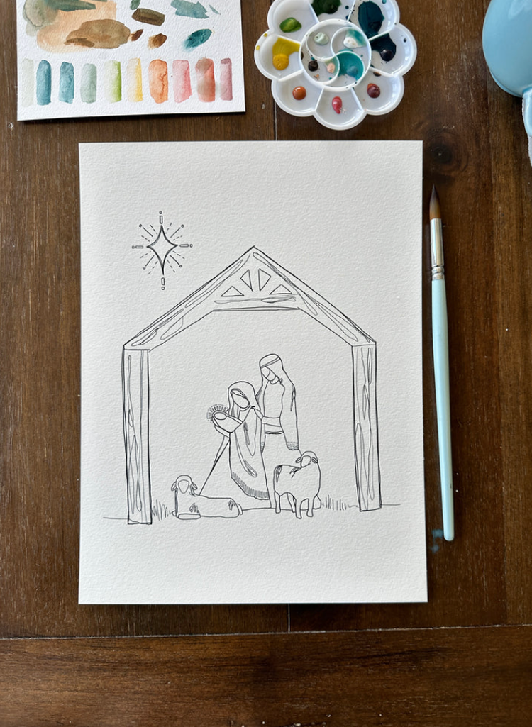 Nativity DIY Painting Kit