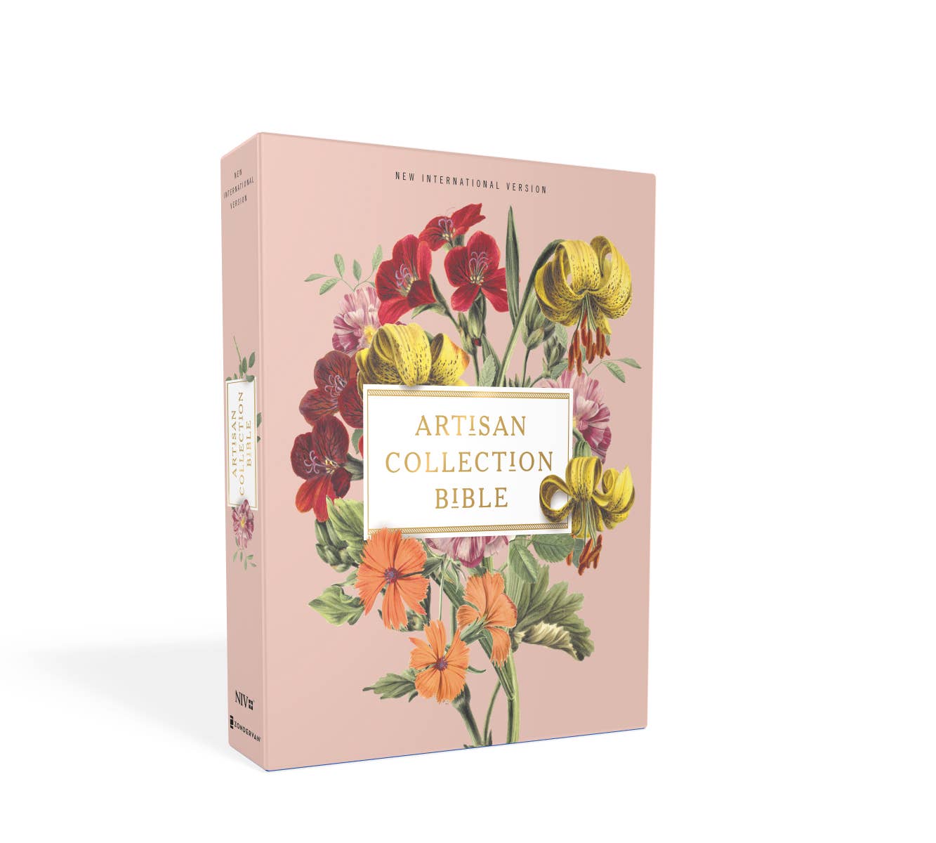 NIV Artisan Collection Bible Leathersoft Blush Floral