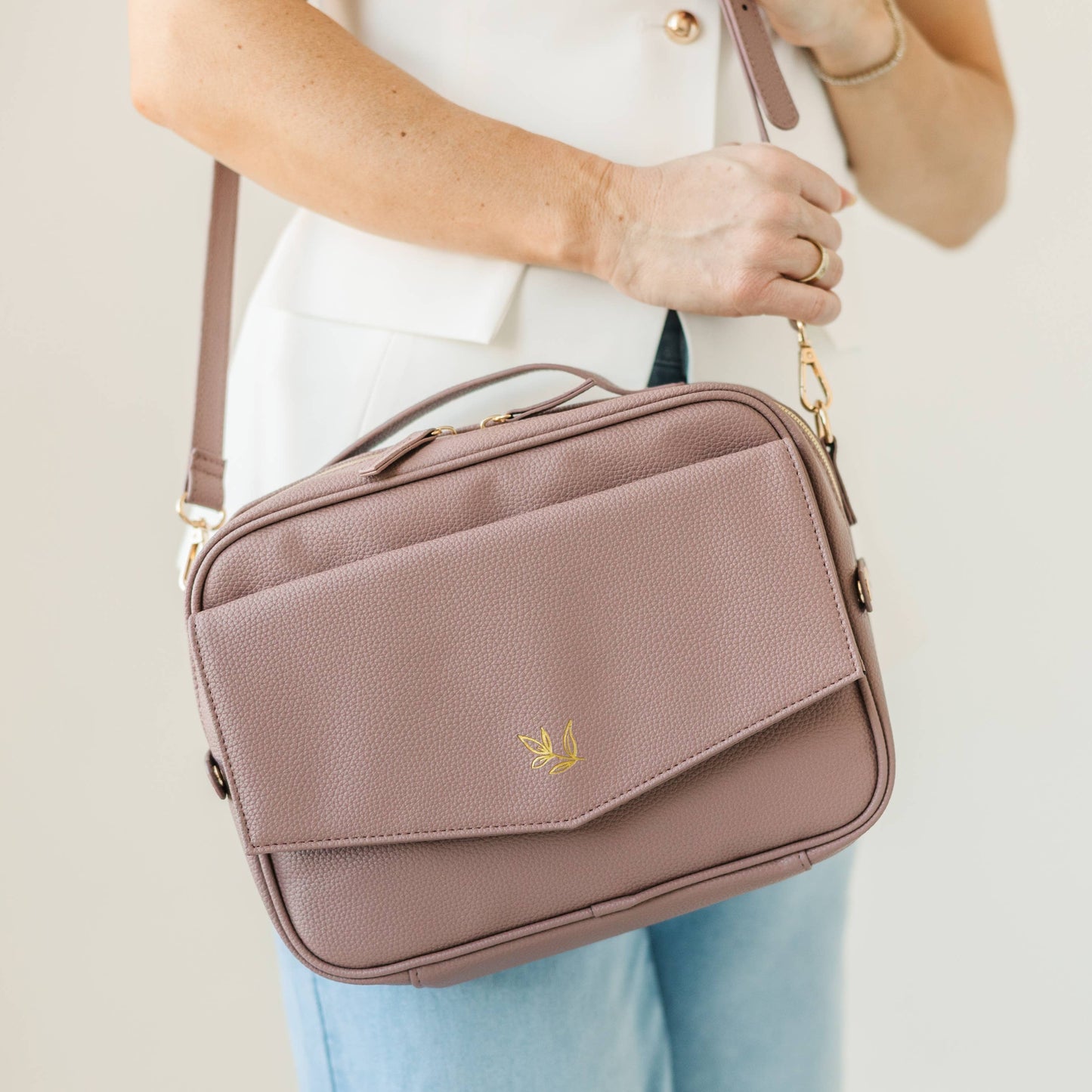 Lavender Crossbody Bible Bag