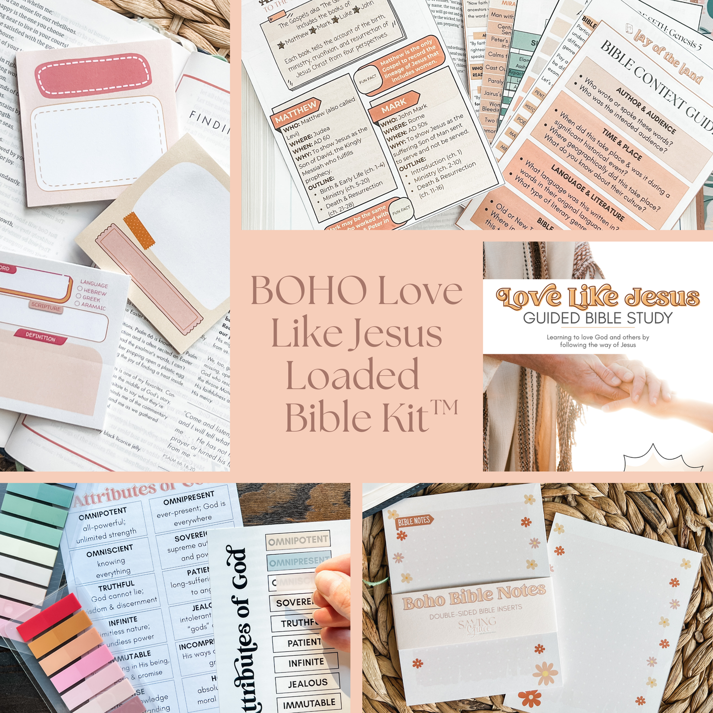 Boho Love Like Jesus Loaded Bible Kit™️