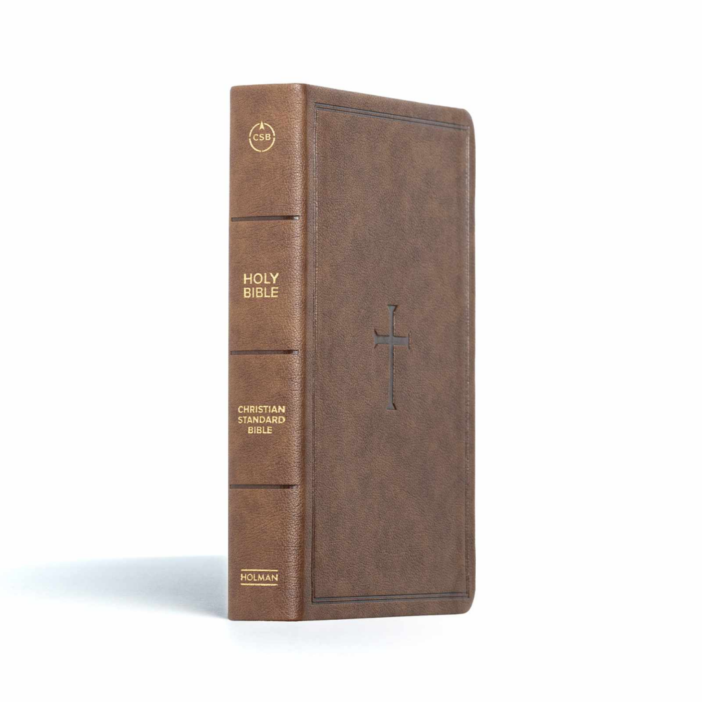 CSB Large Print Personal Reference, Brown