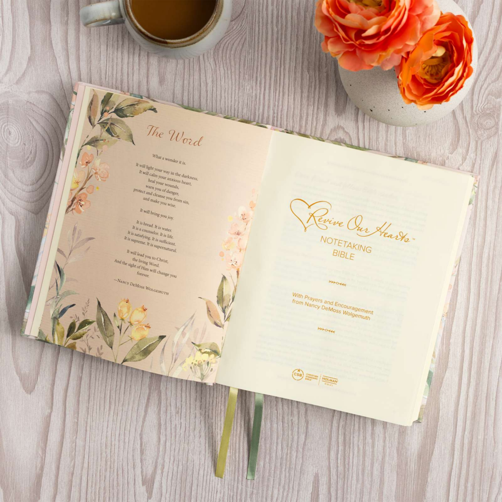 CSB Notetaking Bible, Revive our Hearts, Floral