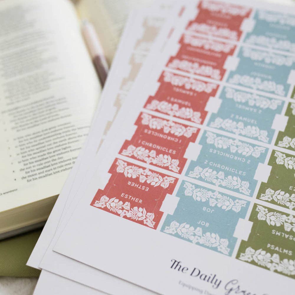 White Laurel Bible Tabs