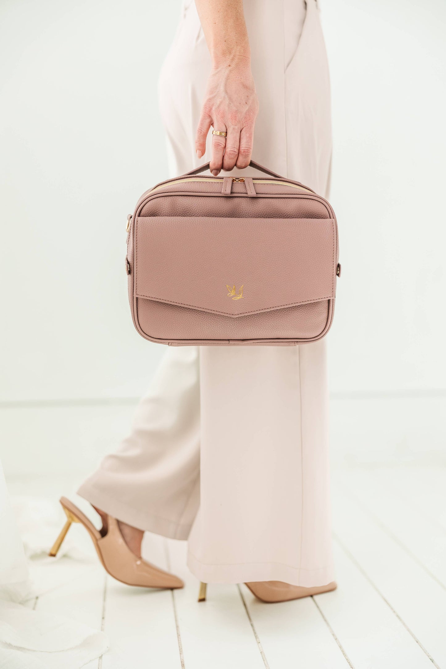 Lavender Crossbody Bible Bag