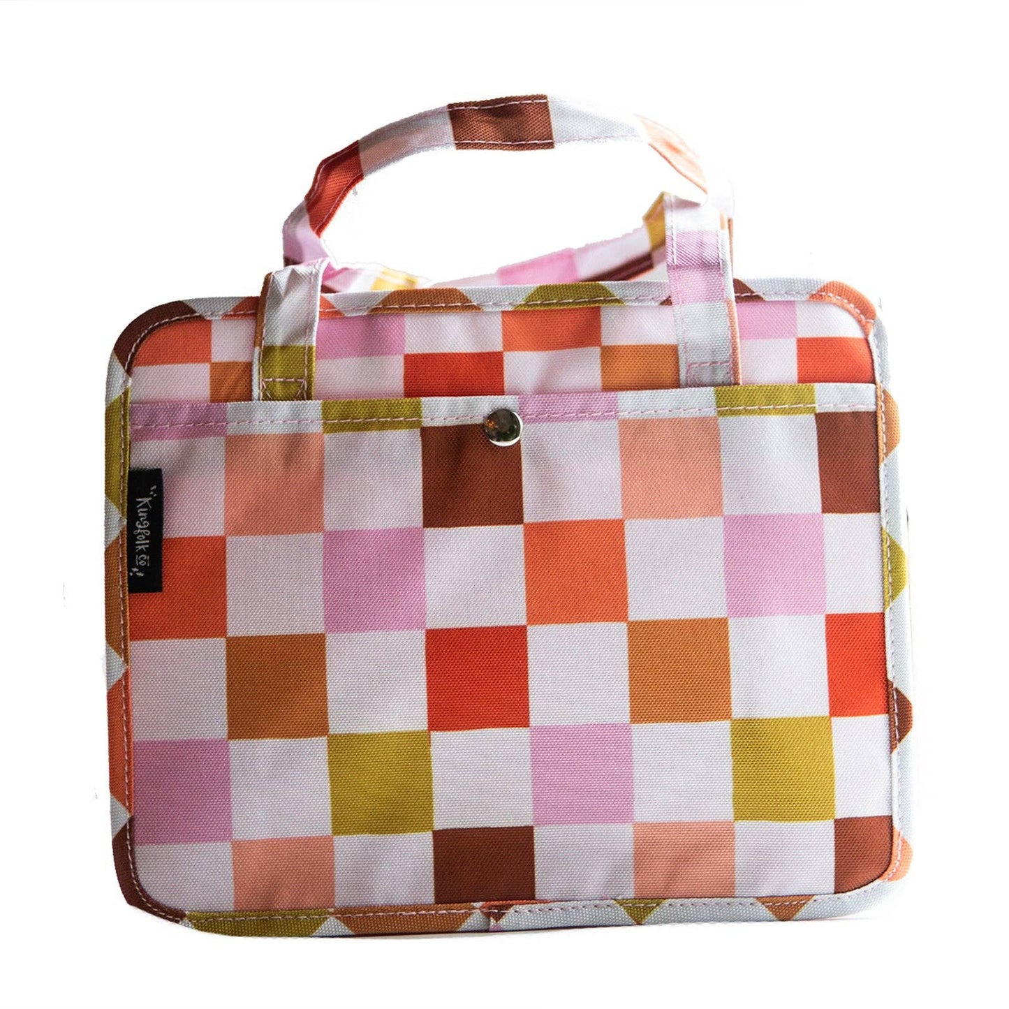 Retro Check Bible Carrier Bag