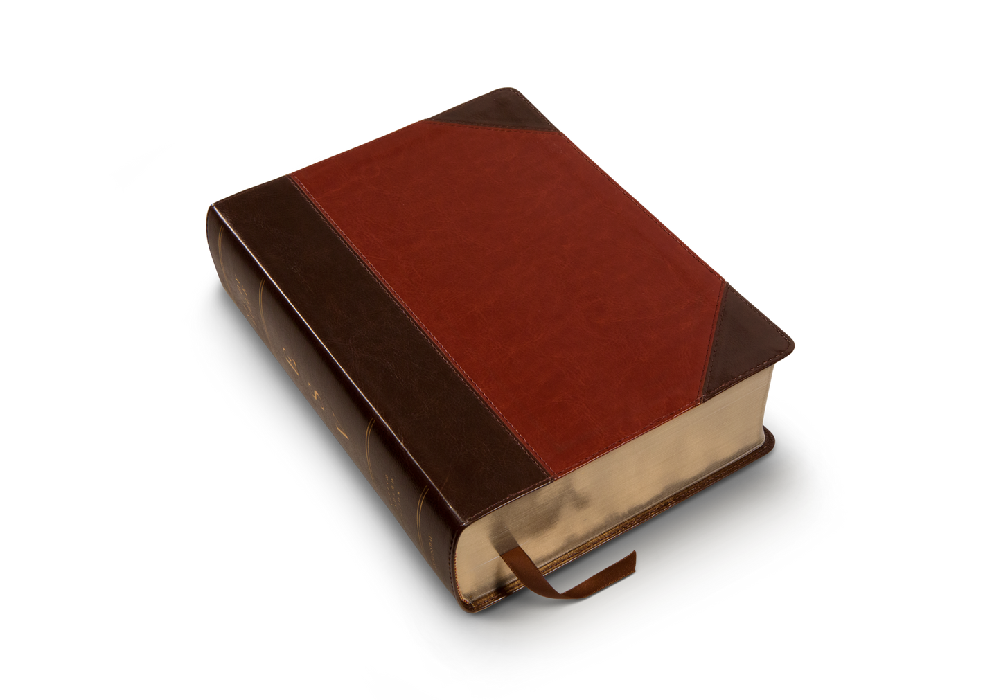 ESV Study Bible, Large Print, Trutone, Brown/Cordovan