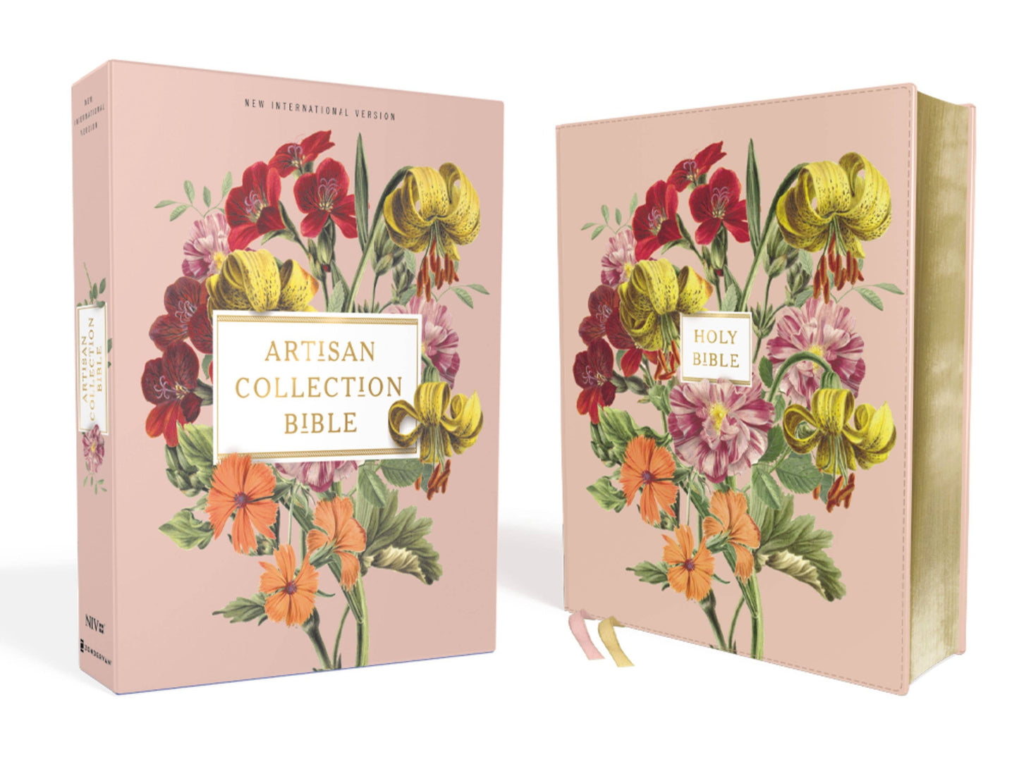 NIV Artisan Collection Bible Leathersoft Blush Floral