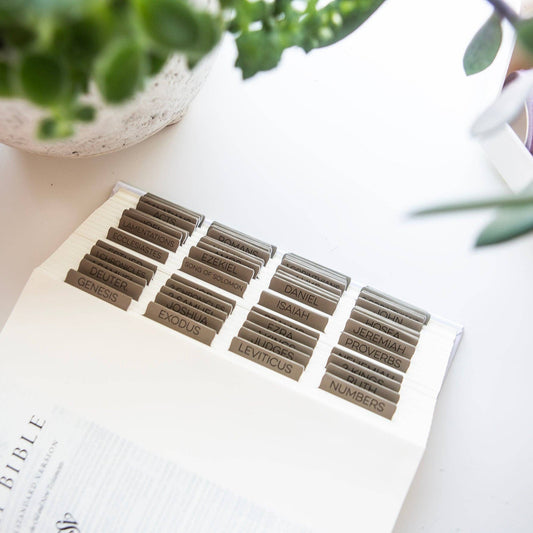 Neutral Tan Bible Tabs