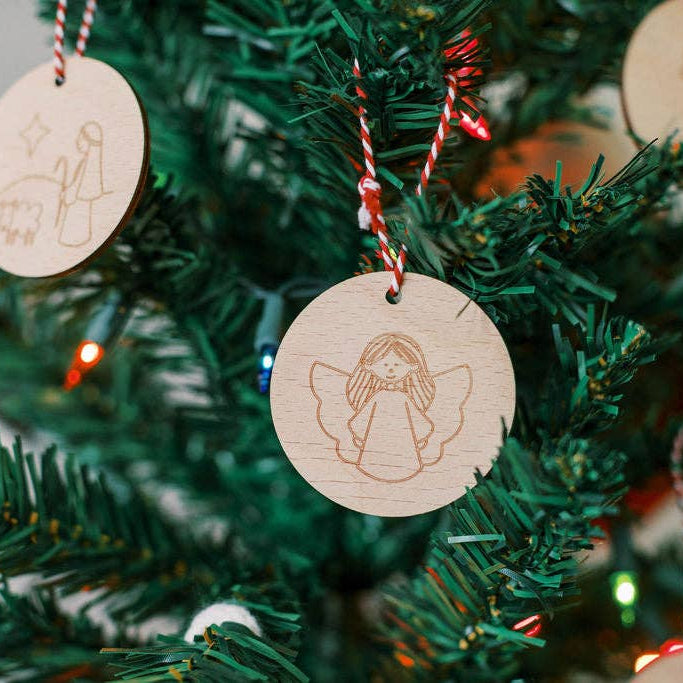 Jesse Tree Ornaments + Cards Set