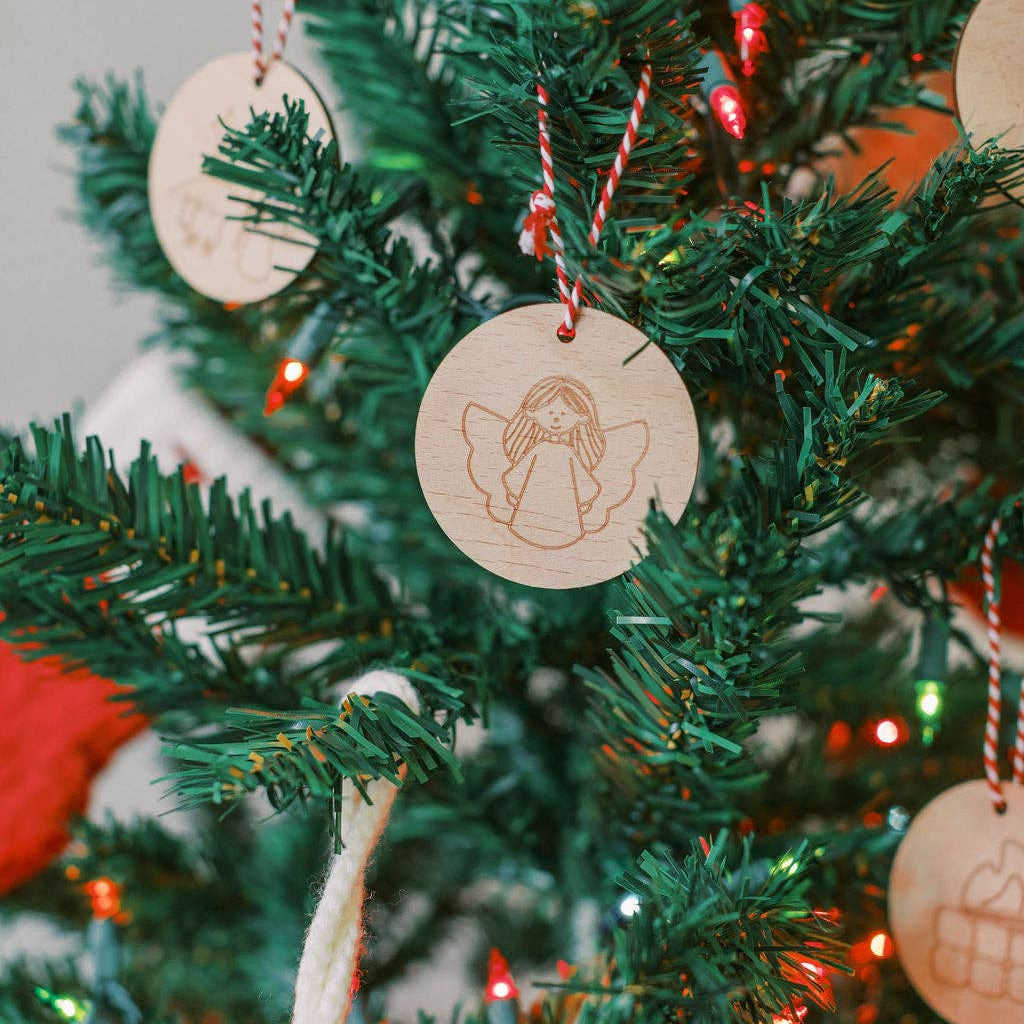 Jesse Tree Ornaments + Cards Set