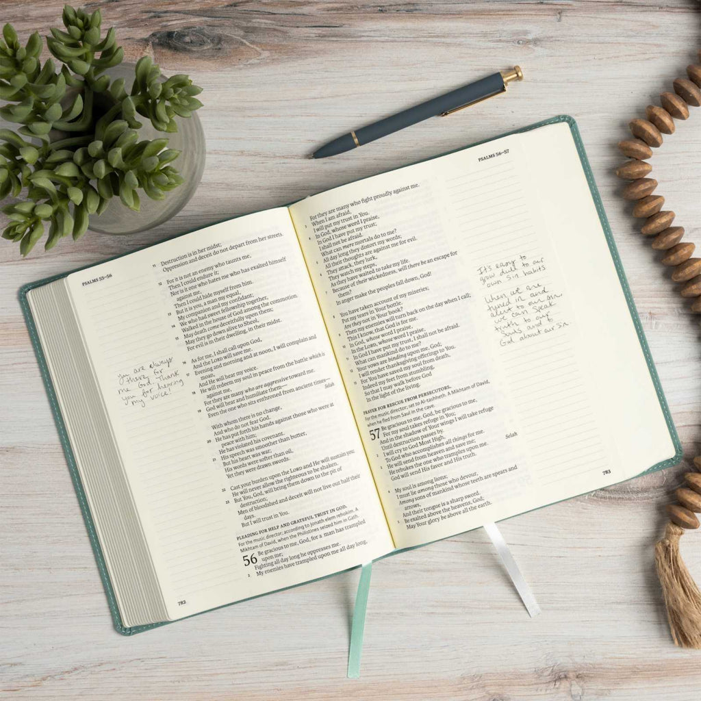 NASB Notetaking Bible, Large Print, Teal