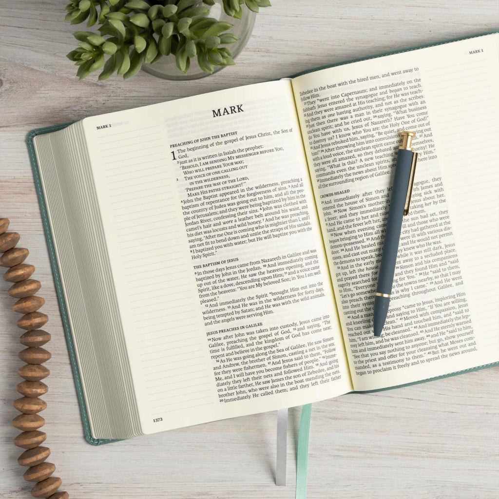 NASB Notetaking Bible, Large Print, Teal