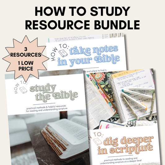 How to Study DIGITAL Resource Bundle