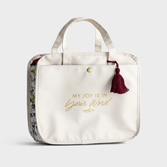 My Joy Is In Your Word - Bible Tote & Organizational Bag